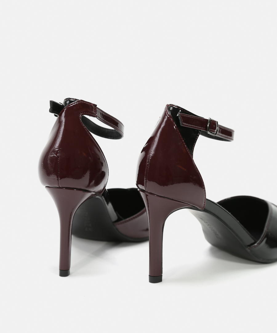 Zapatos tac&oacute;n puntera combinada image number null